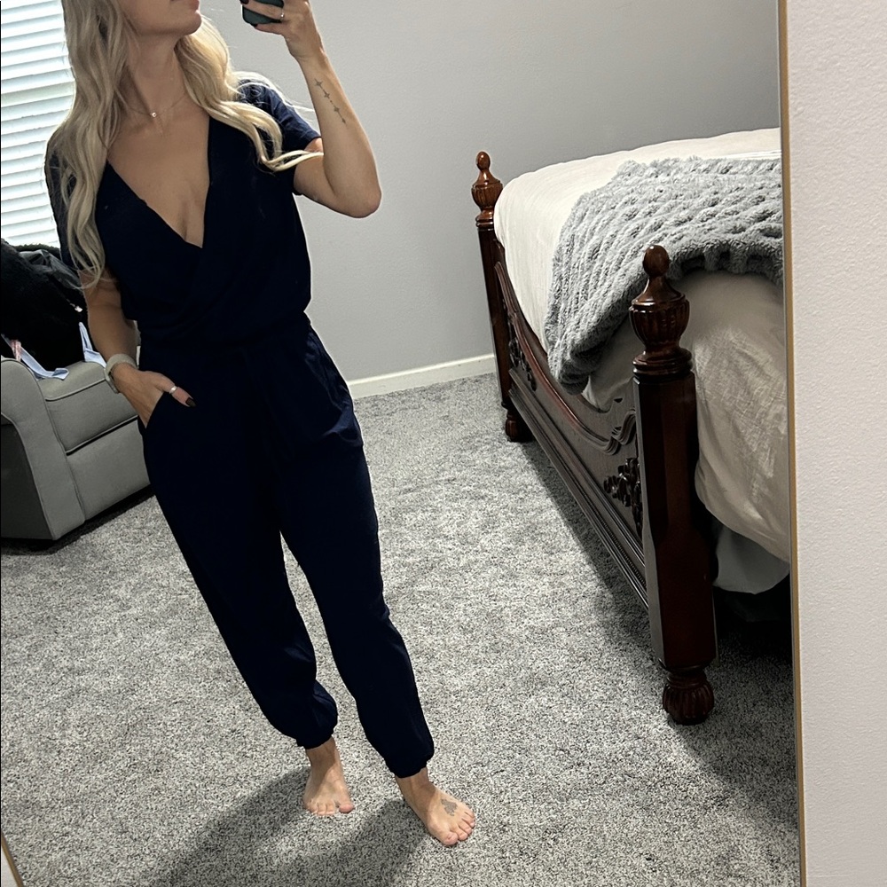 Navy or Black Jumpsuit